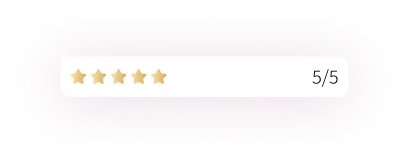 VINIA 5 Star Rating VINIA 5 Star Rating